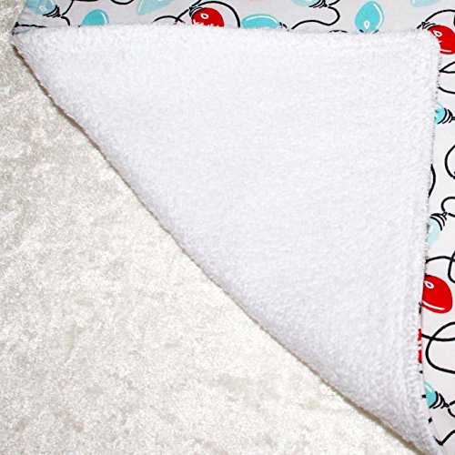 Dish Drying Mat - Pet Placemat - Appliance Mat - Camping Mat - Glamper Campers on Black - 16"x20" - Thumbnail 4