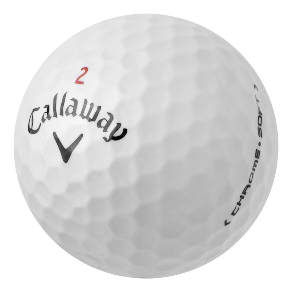 PEARL GOLF Callaway Chrome Soft AAAA 25 White Lake Balls AAA