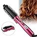 Hair Curler Brush,Travel Ceramic Tourmaline Ionic Hair Curler Hot Brush Professional Anti-Scald Instant Heat Up Curling Wands Heated Styler Brush for Long Hair(US)thumb 1