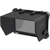 Nitze Cage Kit for Atomos Shinobi II/Shinobi GO Monitor, with Built-in Cold Shoe, NATO Rail and PU Leather Sunhood - JT-A07B