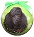 Poodle Christmas Ornament Shatter Proof Ball Easy To Personalize For Poodle Lovers