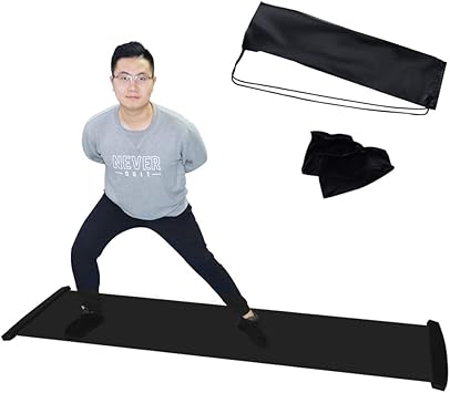 Amazon スライディングボード スライドボード 180cm シューズカバー付 トレーニング ダイエット Onlyesh バランスディスク ボード