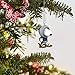 Hallmark Keepsake 0899QXM8367 Mini Christmas Ornament 2019 Year Dated Peanuts Winter Fun With Snoopy Snowshoeing Miniature, 1.04