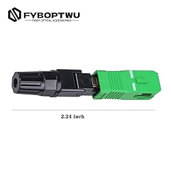 FYBOPTWU - 20 pcs SC-APC Fiber Optic Quick Assembly