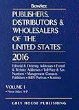 Image de Publishers, Distributors & Wholesalers in the Us - 2 Volume Set, 2016 (Publishers, Distributors and Wholesalers of the United States)