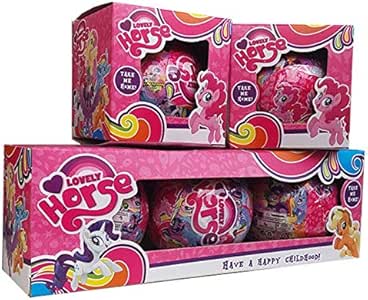 Amazon.com: 3pcs/Set - LOL Dolls Cartoon Little Horse Unicorn Surprise Ball Animals Action ...