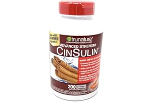 IKJ Advanced Strength Cinsulin Cinnamon, Chromium Picolinate, Vitamin D3 Cinnamon 500 Mg, Chromium Picolinate, 400 Mcg, Vitamin D3, 500 Iu, 200 Capsules