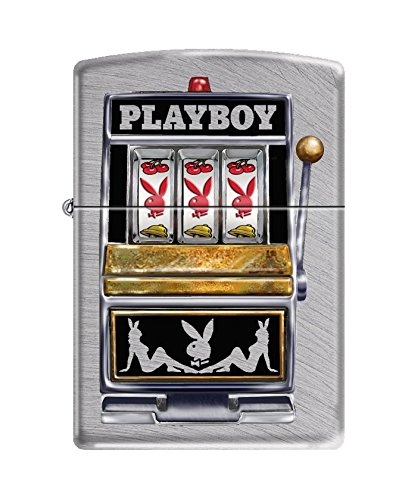 Zippo Playboy Slot Machine Pocket Lighter, Chrome Arch