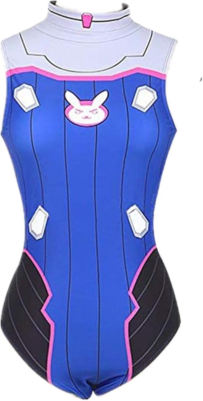 Amazon Com Women Cosplay Swimsuit Backless Hana Song Anime Costume One Piece Bunny Bathing Suits Clothing