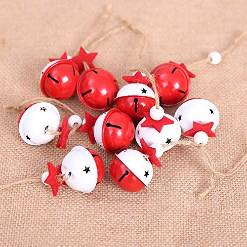 image for daffodilblob 3Pcs Cute Iron Bells Pendant Home Christmas Tree Xmas Par