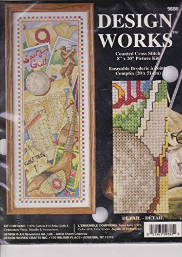 Design Works Game of Golf Counted Cross Stitch Kit 9688
