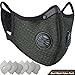 BASE CAMP Dust Mask Activated Carbon Dustproof Mask with Extra Carbon N99 Filters for Woodworking Mowing Sanding Running Cycling Outdoor Activities