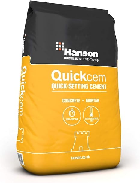 Hanson Quickcem Quick Setting Cement 25kg: Amazon.co.uk: DIY & Tools