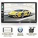 Double Din Car Stereo-7 inch Touch Screen,Compatible with BT TF USB MP5/4/3 Player FM Car Radio,Support Backup Rear View Camera, Mirror Link,Caller ID, Upgrade The Latest Version