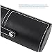 Makeup Brush Holder (JUMBO) by The Aurora Collections, 100% Sat Guar, Large Design Serves Multiple Needs - Travel Jewelry Case, Pencil Case / Holder, & Toiletry Bag - Protective Hard Leather Cup!