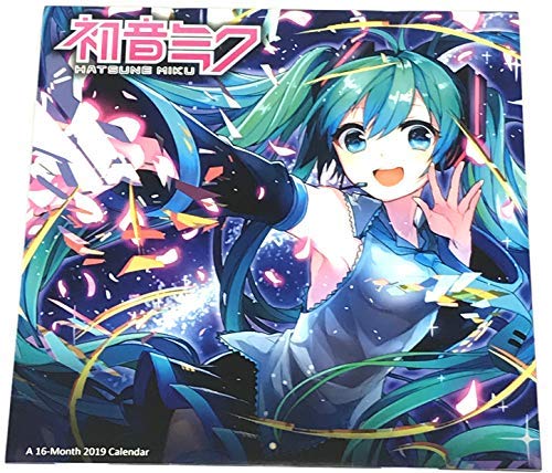 2019 Hatsune Miku Wall Calendar 16 Month