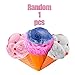 WATINC 3PCS Kawaii Food Squeeze Toys, Slow Rising Hamburger and Ice Cream Squeeze Toys for Kids Party Favors, Birthday Gifts, Cream Scented Stress Relief Toys