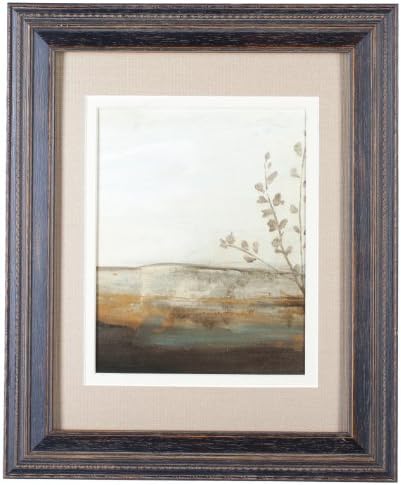Nielsen Professional 8 by 10-Inch Milan Rustic Tiered Solid Wood Luxury Frame with Double Linen Mat