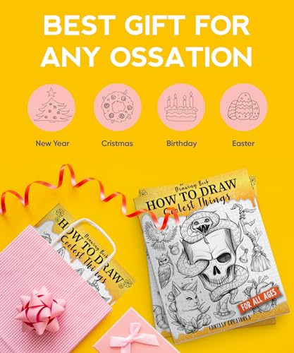 Drawing Book How to Draw Coolest Things Fantasy Creatures: This Step-By-Step Guide Will Teach You Draw. Basic and Beyond.