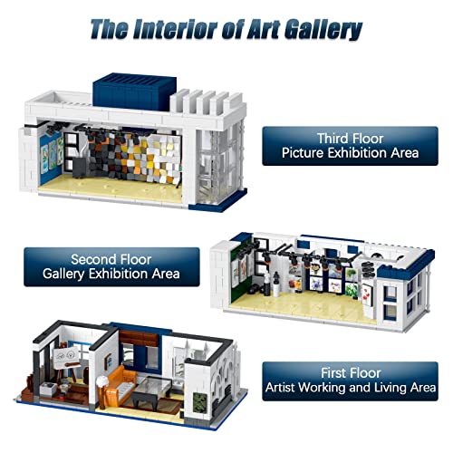 GEVINST Art Gallery Building Kit for Adults Challenging Girls, A