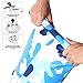Birsppy ATAZUA Vulpes Blue Camo Vinyl Coated Waterproof Dry Bag - Holds up to 15L - 500D Fabric - Adjustable Shoulder Strap - Ideal for the beach, hiking, swimming and more