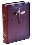 KJV Sword Study Bible Giant Print Burgundy Genuine Leather