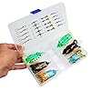 Sougayilang-6Pcs-Hollow-Frog-Fishing-Lures-Soft-Topwater-Baits-with-Tackle-Box-For-Bass-Snakehead-Saltwater-Freshwater-Fishing Sougayilang-6Pcs-Hollow-Frog-Fishing-Lures-Soft-Topwater-Baits-with-Tackle-Box-For-Bass-Snakehead-Saltwater-Freshwater-Fishing