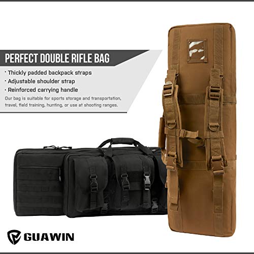 American Classic Tactical Double Long Rifle Pistol Gun Bag Firearm