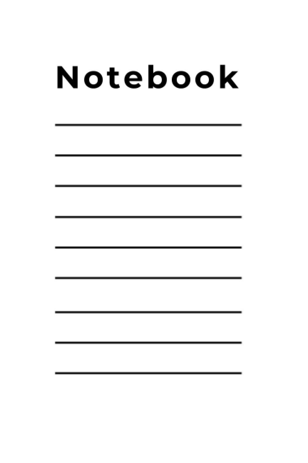 Notebook Bold Lined: 120 Pages, Low Vision Notebook, 6x9" for Students and Seniors