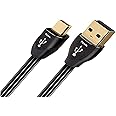 AudioQuest 0.75m Pearl Micro-USB Cable - USB A to Micro-USB B, 2.0, Male/Male, Black - USB Cable for Computers, Smartphones, Tablets
