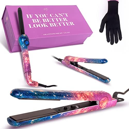 PYT Lola Tool Kit 1.25 Flat Iron 1 Curling Wand 19 mm 1 Mini Hair
