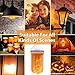 LED Flame Bulb, KKTICK Rechargeable Flame Light Bulb Battery Operated and USB Powered with 3 Modes and Upside Down Feature for Christmas Fireplace Decoration and Tent Lighting