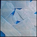 Vellum Glassines Stamp Wax Paper 600 Waxed Bags (22 mm) Choose a Color (Blue)