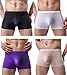 WINDAY Men Briefs Breathable Ice Silk Boxer Bikinis and Briefs N05