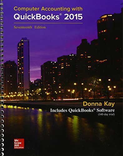 GEN COMBO MP COMPUTER ACCOUNTING W/ QUICKBOOKS 2015 CD-ROM; CONNECT AC