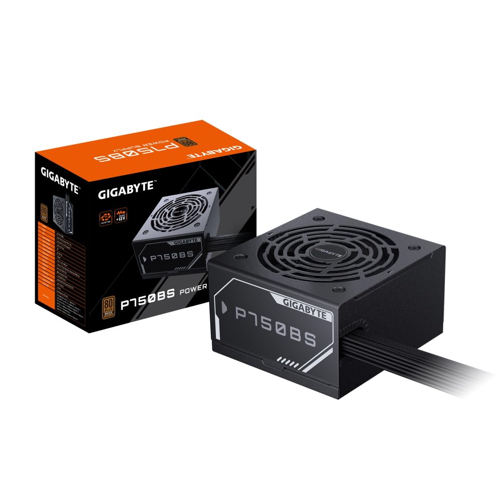 Gigabyte 750W Atx 12V Standard Power Supply - P750Bs - 80 Plus Bronze