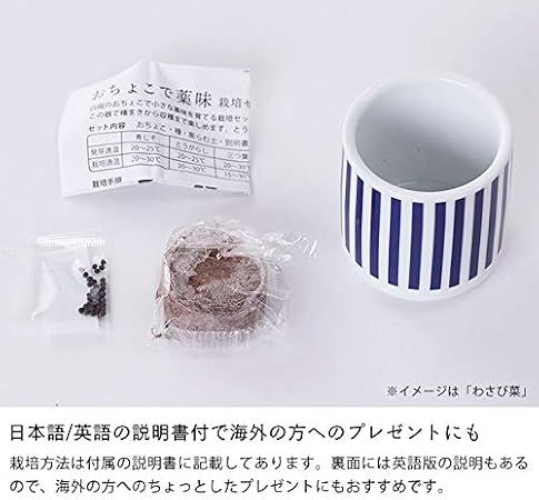 Amazon 観葉植物 おちょこで薬味栽培セット 01 しそ ブルー 栽培キット ガーデニング 野菜 室内 家具の里 栽培キット 通販