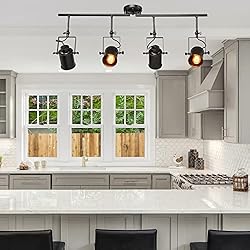 LALUZ Track Kit Semi Flush Mount Close to Ceiling