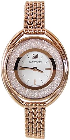 スワロフスキー SWAROVSKI 腕時計 レディース Crystalline Oval Rose Gold Tone ローズゴールド ブレスレットウォッチ 5200341 [並行輸入品]