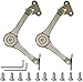 Aiskaer 2PCS Lid Support Hinge,Lid Stay Support ;Doors,Cupboard,Window Furniture Lid Lift Up Stay Support Buffer Hinge