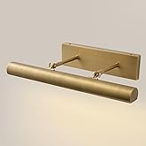 HONG DIRECT 18 Inch Hardwired Picture for Wall Brass Picture Lighting | Dimmable Gallery Light, Adjustable 270 Gold Picture L