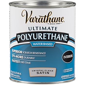 Rust-Oleum 200241H Water-Based Poleurethane, 1-Quart, Satin Finish