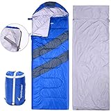 Sportneer Sleeping Bag with Detachable Liner Sheet, Waterproof Lightweight and Compact Sleeping Bag for Outdoor Travel, Hiking, Camping, Backpacking