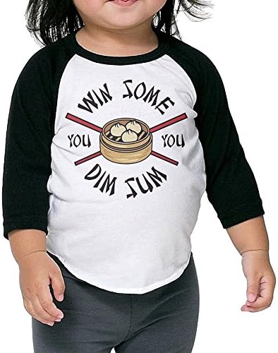 Saroyan You Win Some You Dim Sum Kids Raglan T-Shirts Baseball Tee 3/4 Sleeve 3 Toddler