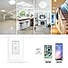 Smart Light Switch, WiFi Wall Wireless Touch Switch Compatible with Amazon Alexa and Google Home, Remote Control Lights and Appliances Timing Function, Overload Protection, No Hub Required