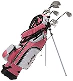 Tour Edge HT Max-J Set (Junior's, Ages 9-12, 7 Club Set, Right Handed, with Bag, Pink)