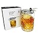 Rippl Cocktail Mixing Glass - 2pc Cocktail Set - 400ml Mixing Glass with Cocktail Strainer