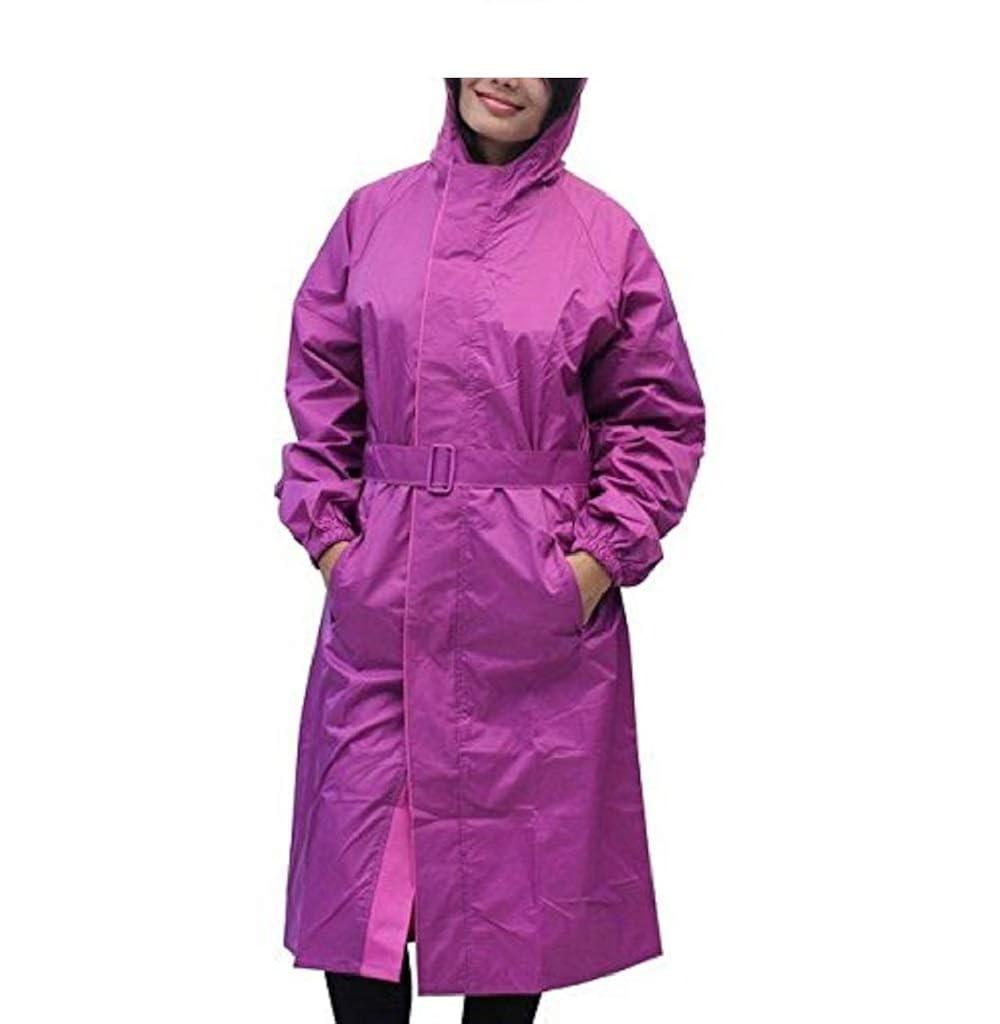 girls purple rain coat