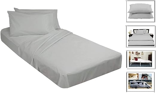 grey cot bed sheet