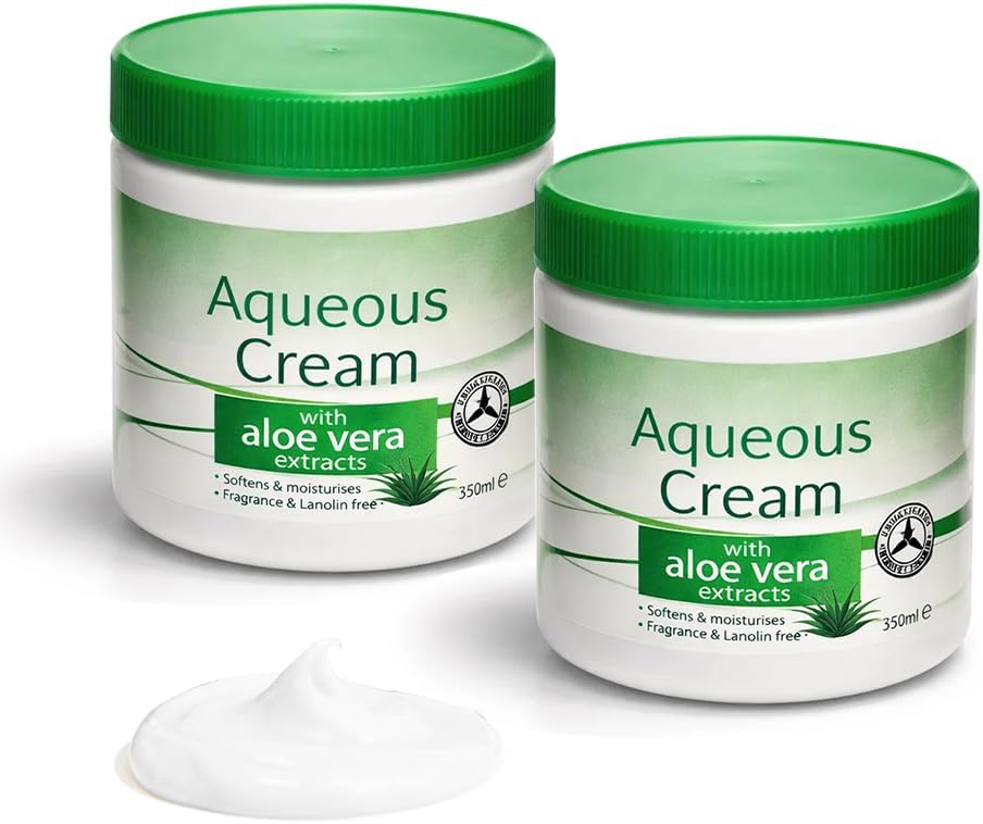 Zopper Aqueous Cream Aloe Vera 350ml x 2 Fragrance Lanolin Free Moisturiser